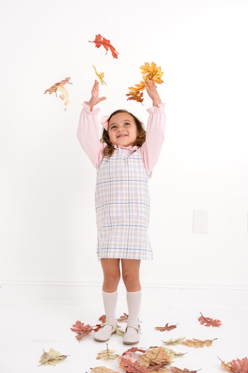 Julie Jumper Dress - Kirkland Plaid for Kids