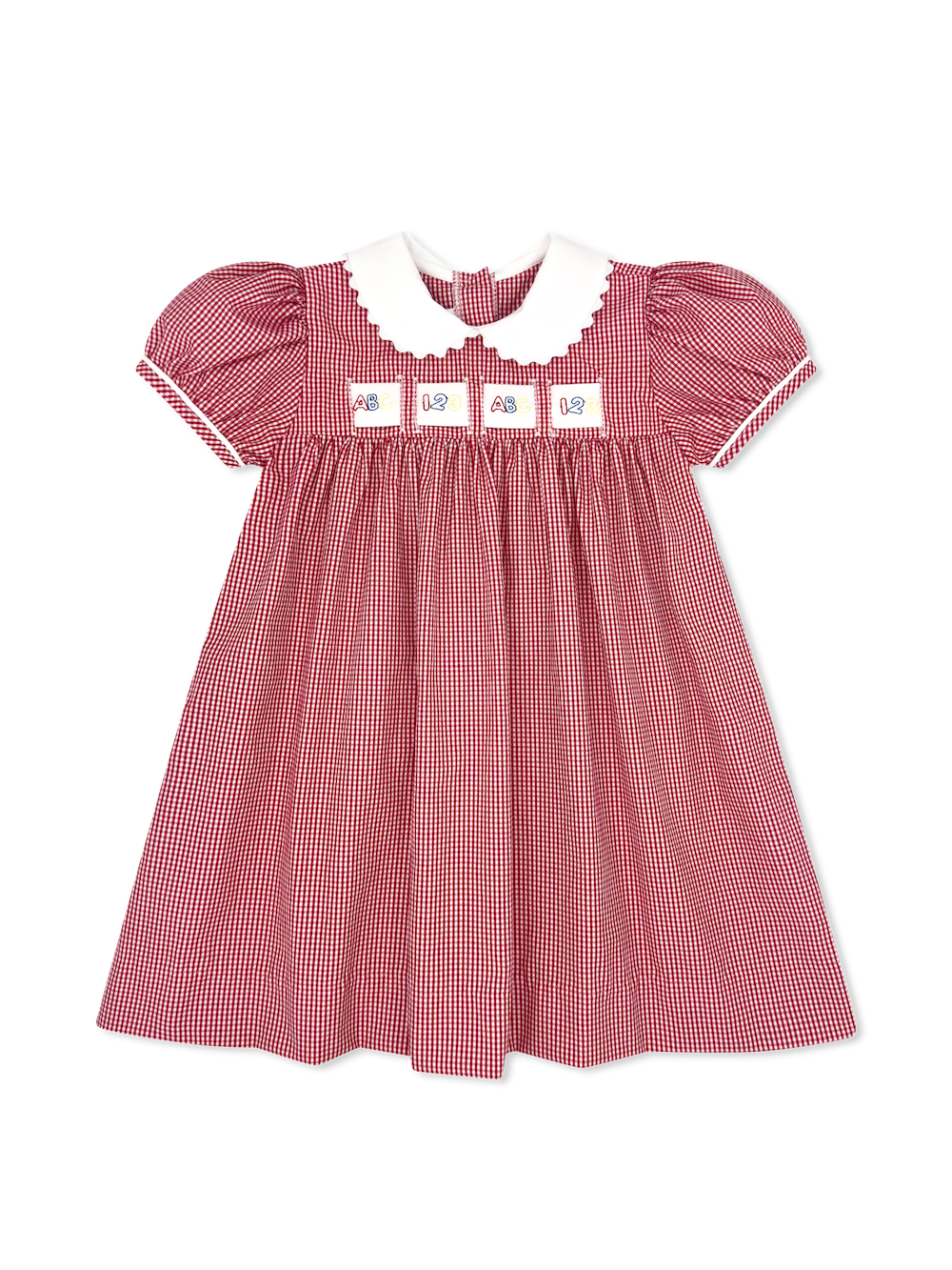 Ruth Ribbon Dress - Ridgeland Red Minigingham