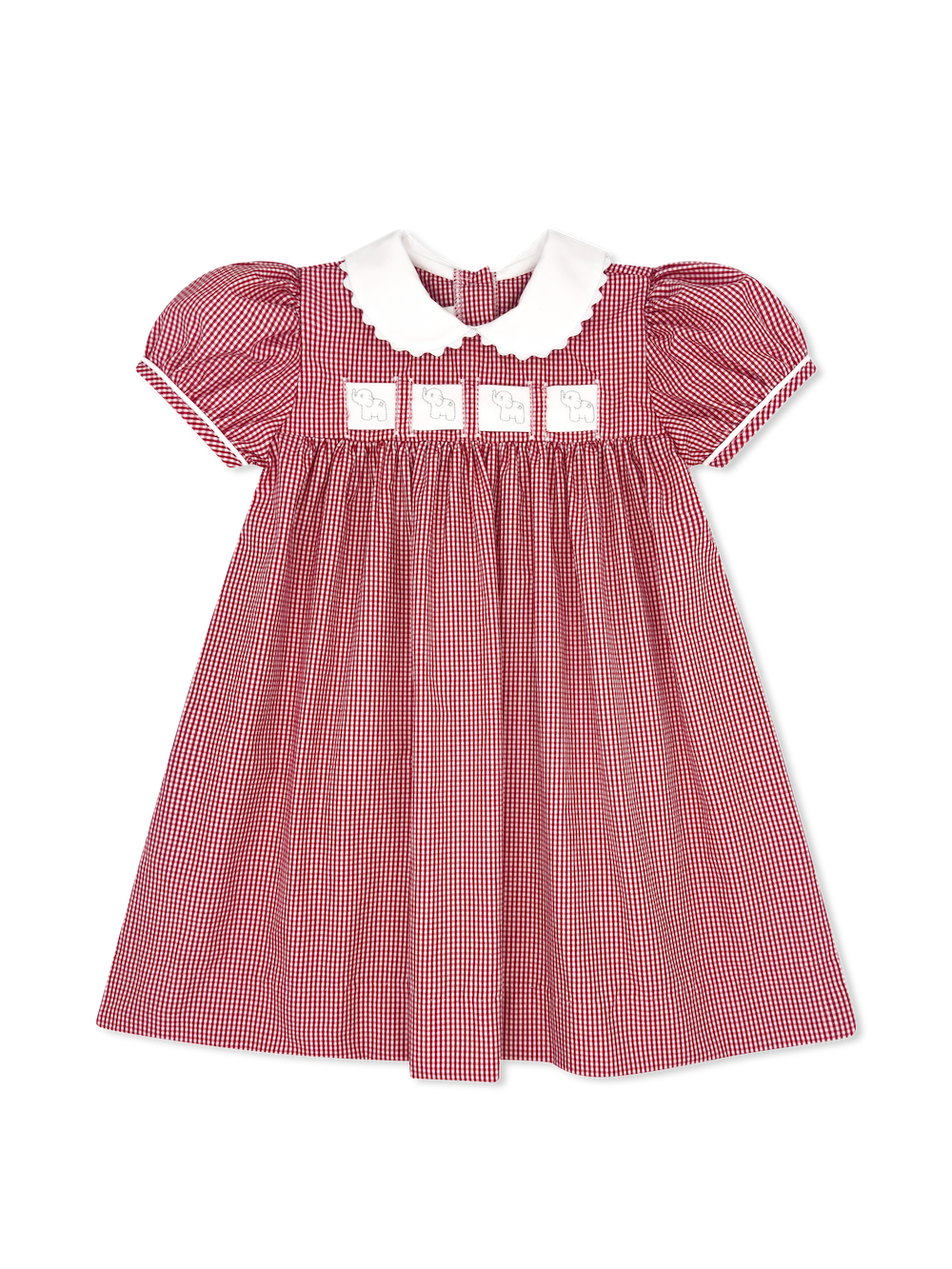 Ruth Ribbon Dress - Ridgeland Red Minigingham