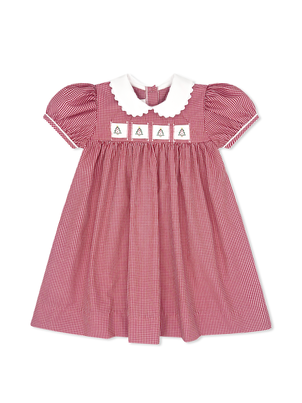 Ruth Ribbon Dress - Ridgeland Red Minigingham