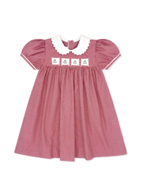 Ruth Ribbon Dress - Ridgeland Red Minigingham