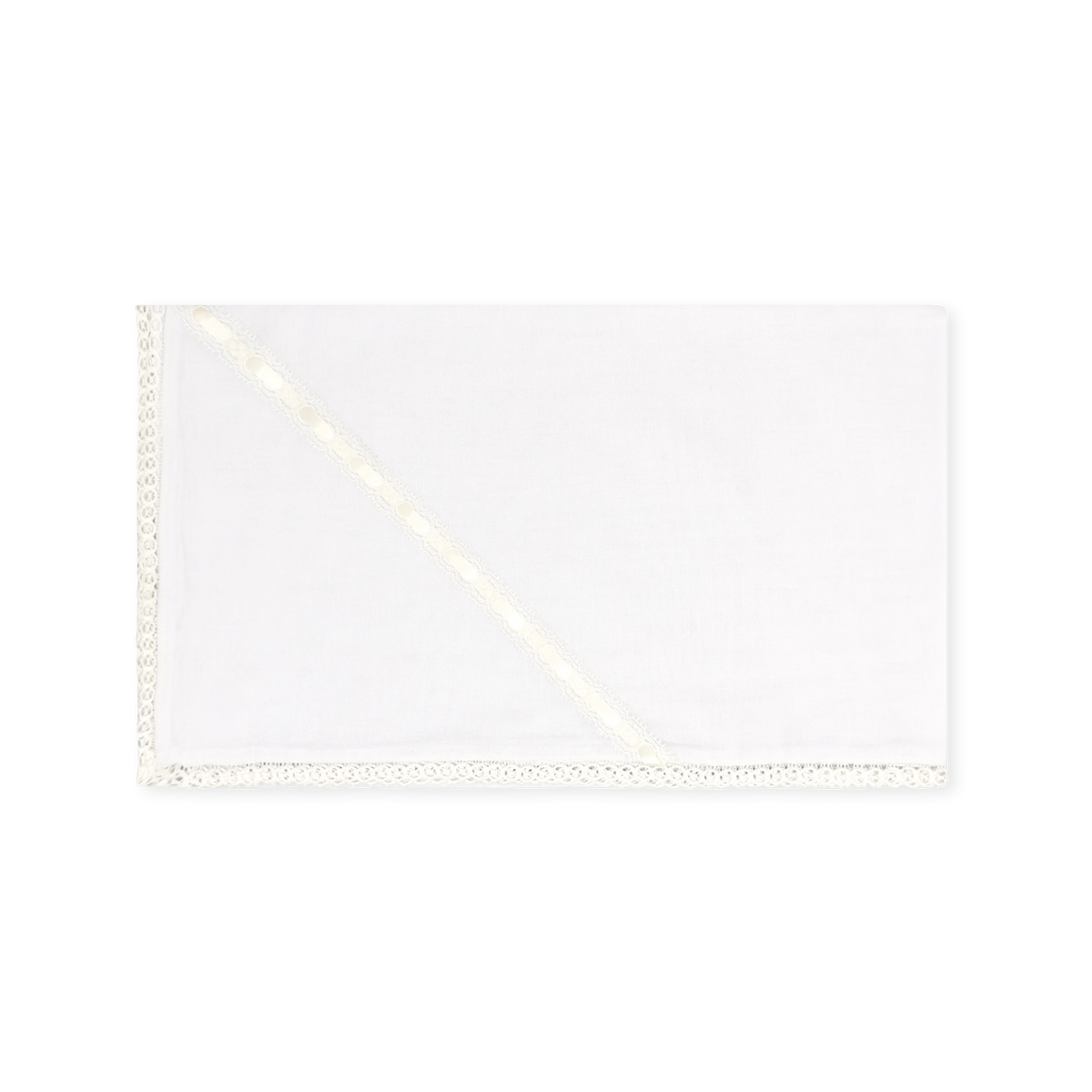Heirloom Blanket - Blessings White Batiste, Ecru