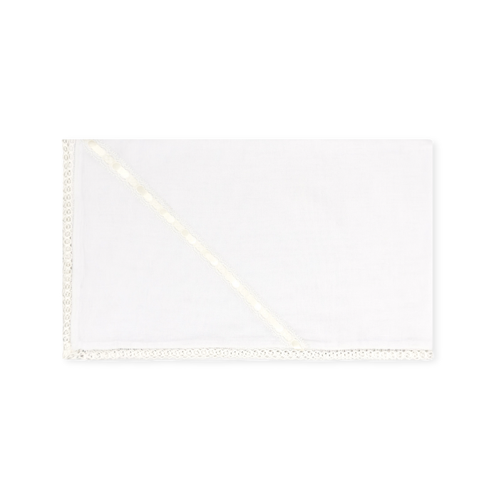 Heirloom Blanket - Blessings White Batiste, Ecru