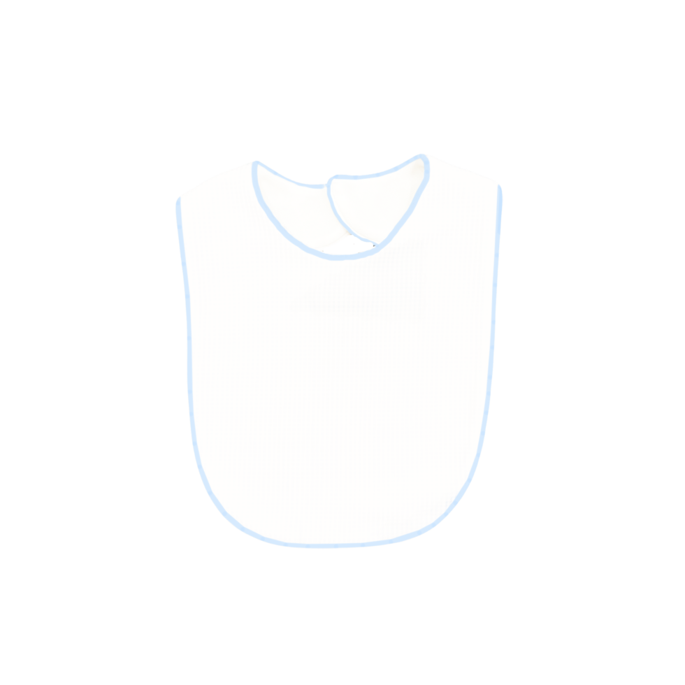 Heirloom Bib - Park White, Park Blue.