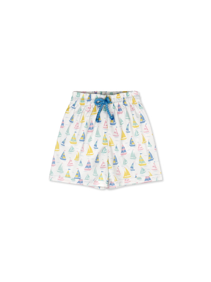 Barnes Bathing Suit - Seahaven Sailboat, Boston Blue