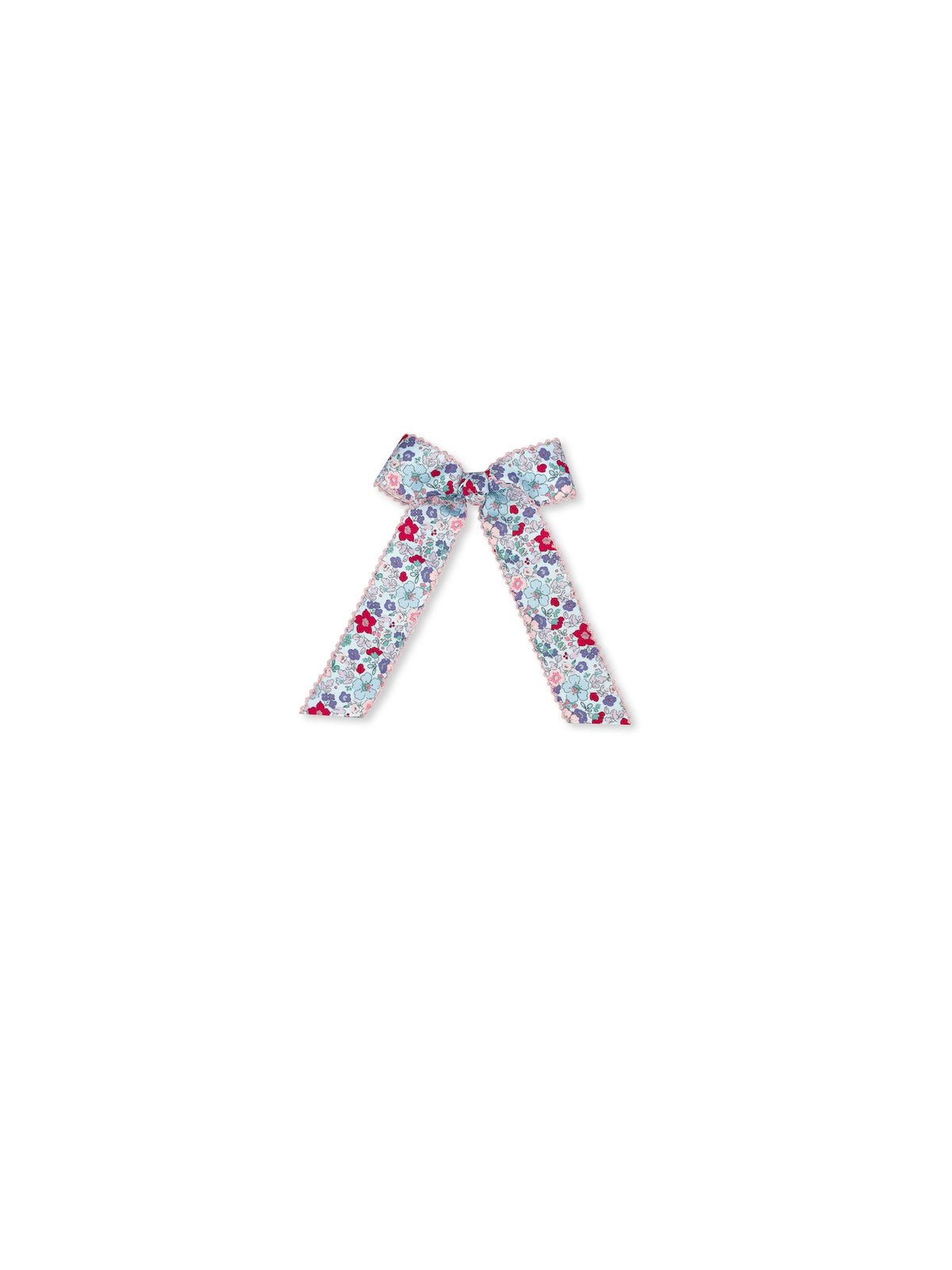 Lola Long Bow - Bloomberry Floral, Pensacola Pink