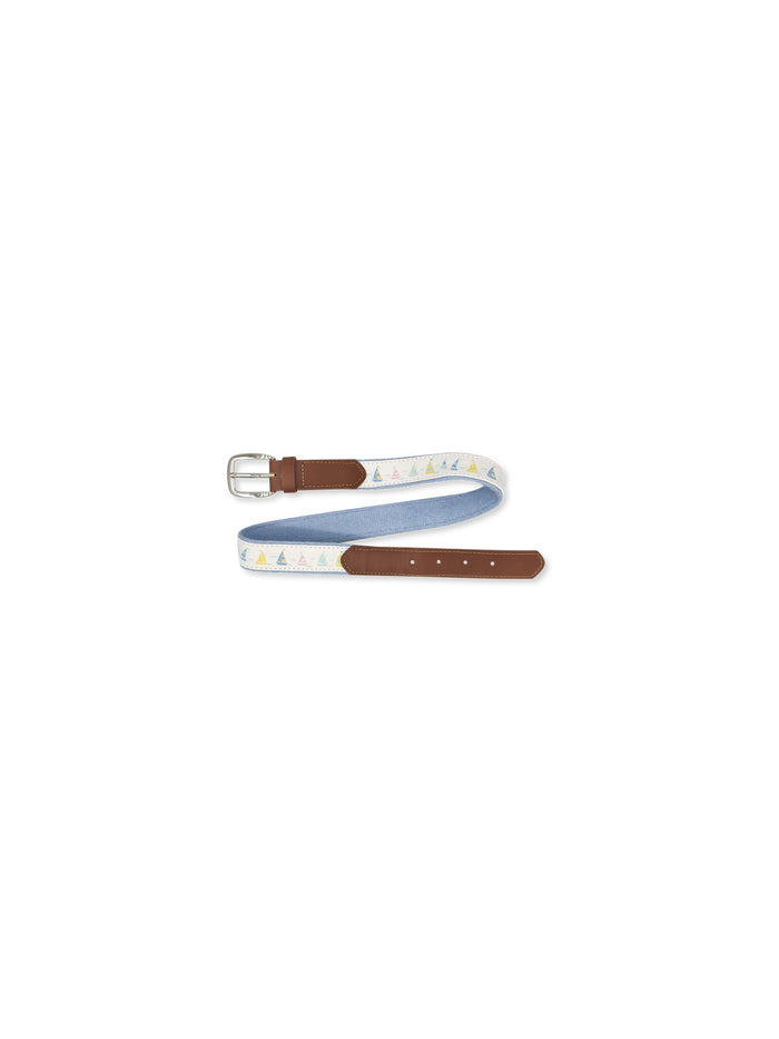 Benjamin Belt - Legacy White, Seahaven Sailboat