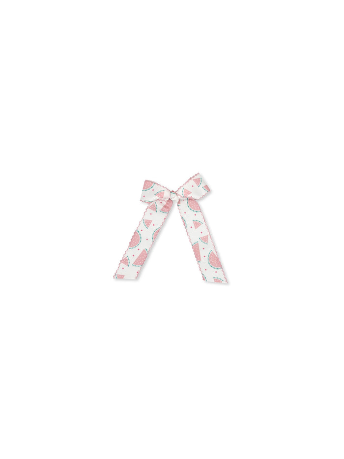 Lola Long Bow - Legacy White, Pensacola Pink, Watermelon
