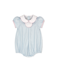 Timeless Tab Bubble - Baby Blue Minigingham