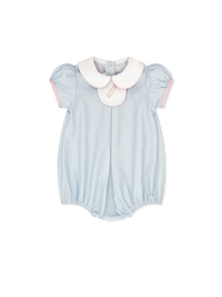 Timeless Tab Bubble - Baby Blue Minigingham