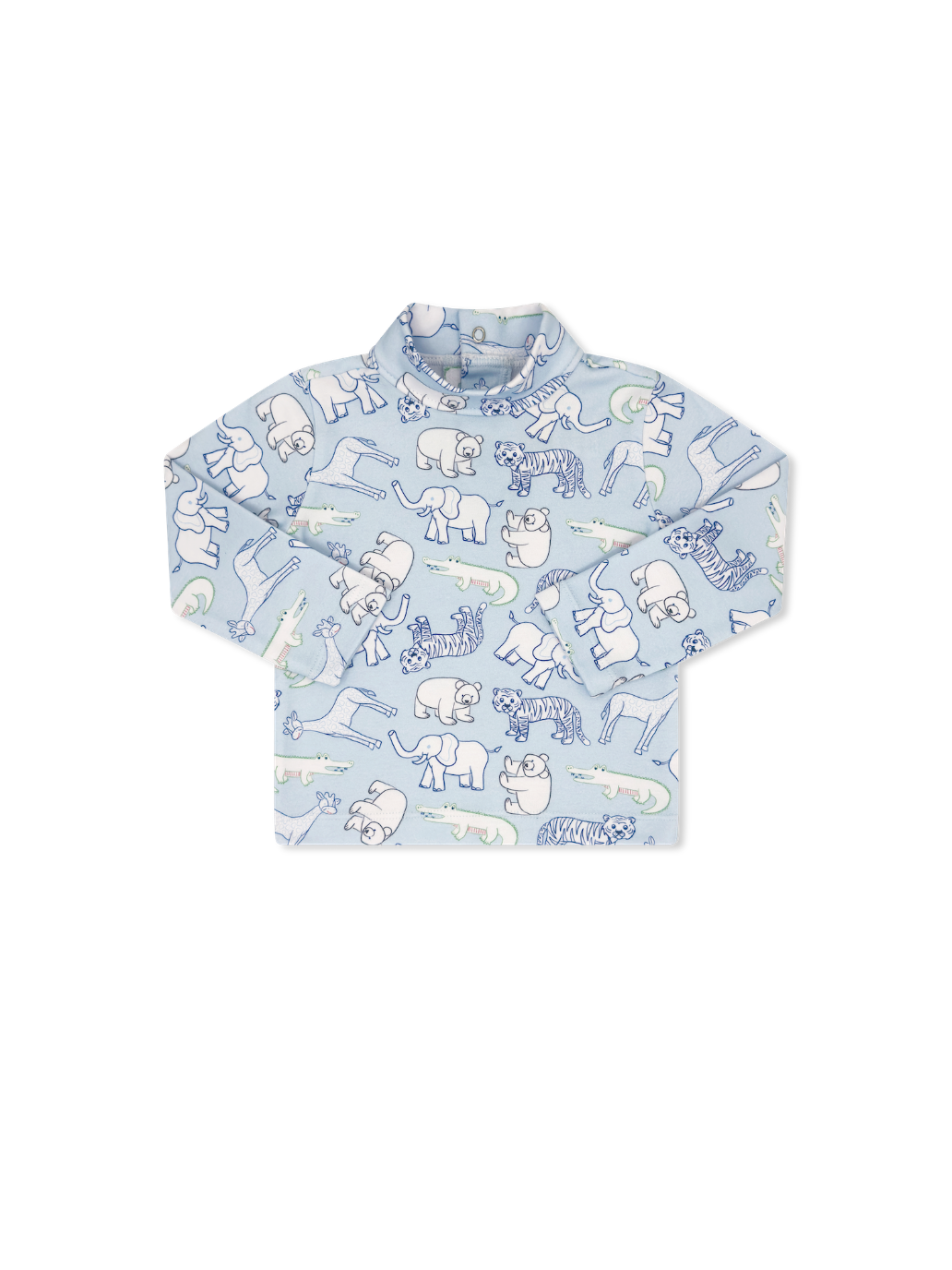 Tiny Tot Turtleneck - They All Asked For You, Blue