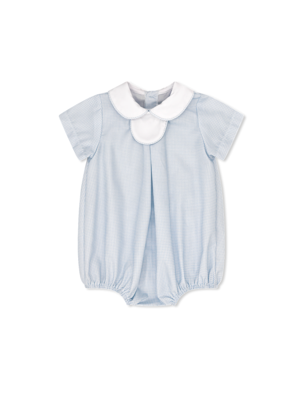 Thomas Tab Bubble - Baby Blue Minigingham