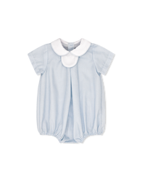Thomas Tab Bubble - Baby Blue Minigingham