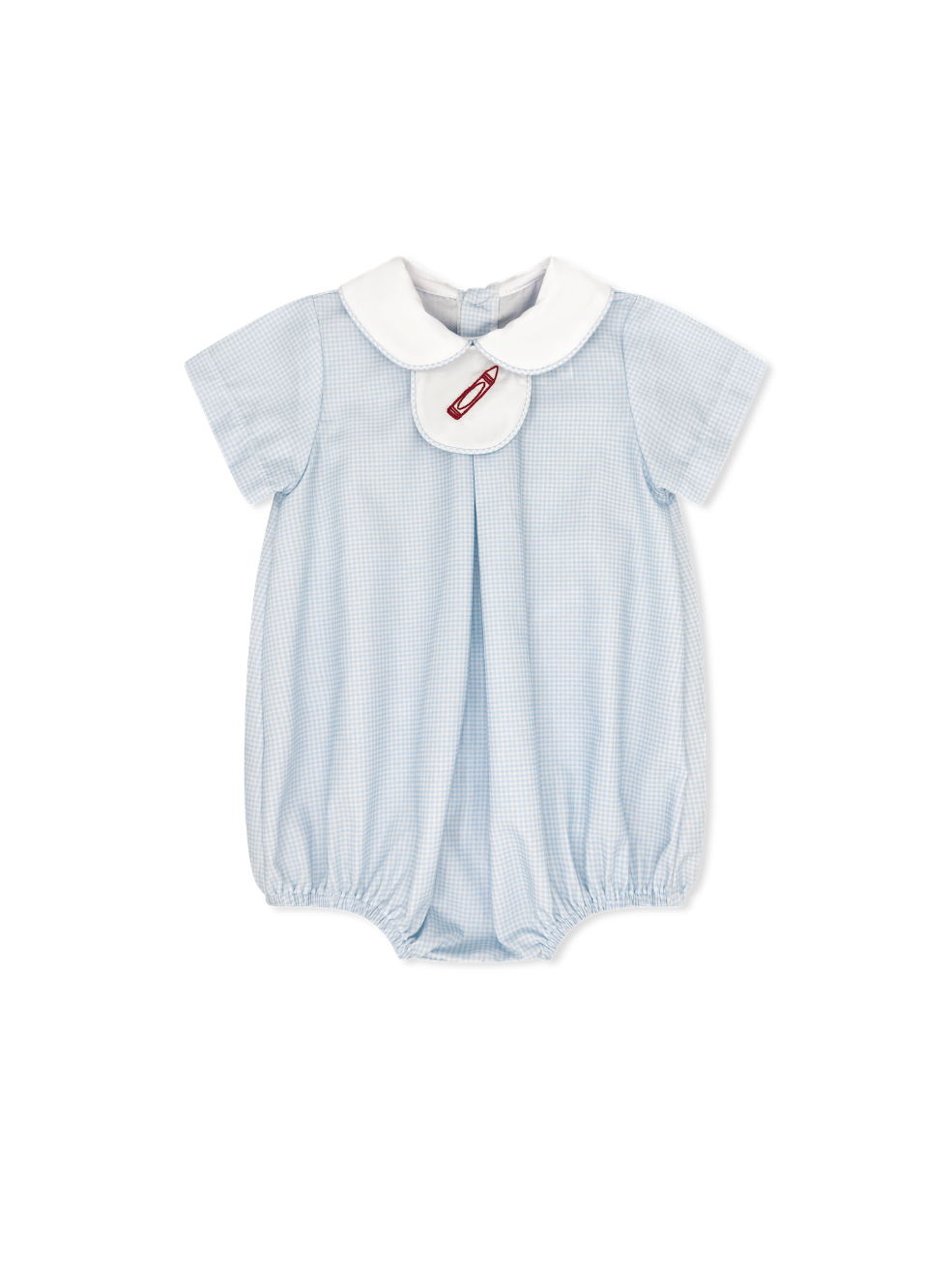 Thomas Tab Bubble - Baby Blue Minigingham