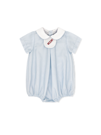 Thomas Tab Bubble - Baby Blue Minigingham