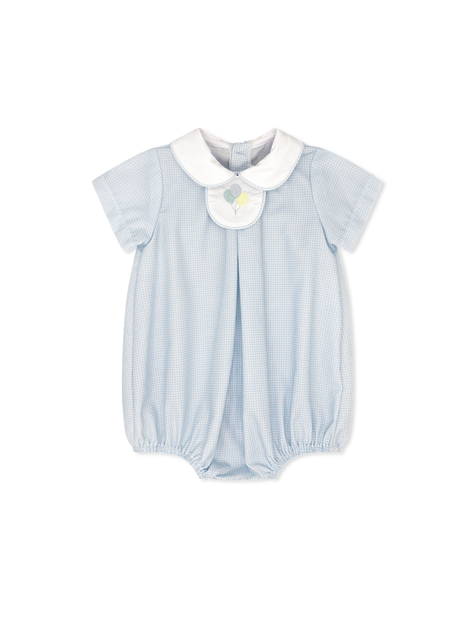 Thomas Tab Bubble - Baby Blue Minigingham