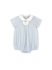 Thomas Tab Bubble - Baby Blue Minigingham
