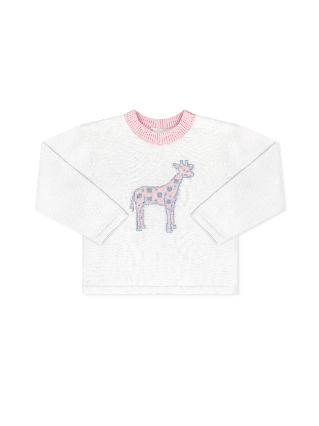 Cozy Up Sweater - Sterling White, Giraffe