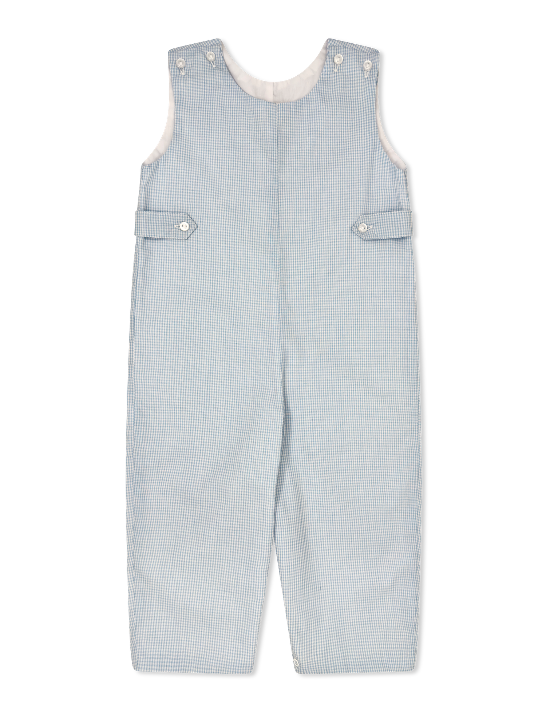 Louisiana Longall - Baker Blue Minigingham