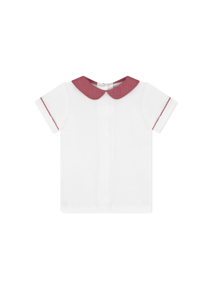 Sibley Shirt - Legacy White, Ramsey Red Minigingham (FW25)