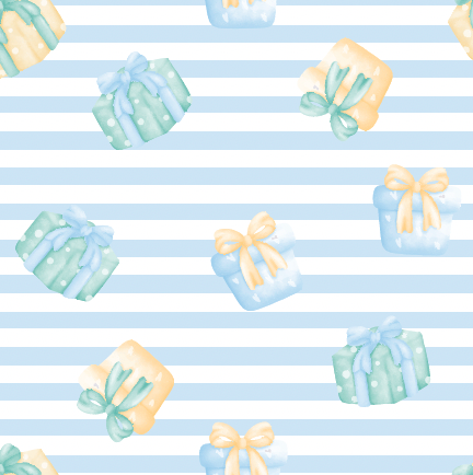 Elegant Diaper Cover - Memorable Moments, Blue