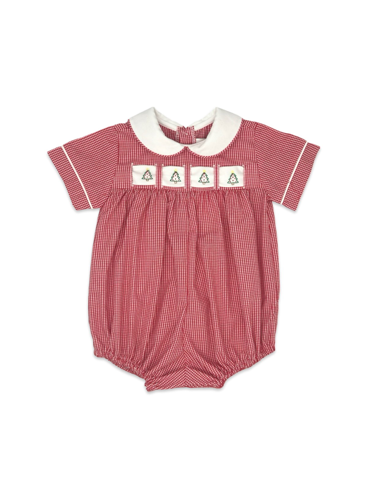 Noah Ribbon Bubble - Ridgeland Red Minigingham