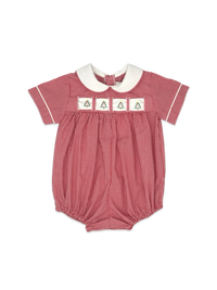 Noah Ribbon Bubble - Ridgeland Red Minigingham