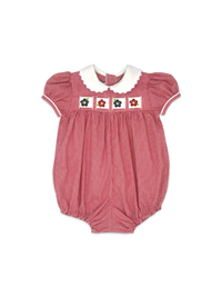 Ruth Ribbon Bubble - Ridgeland Red Minigingham
