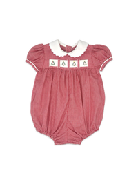 Ruth Ribbon Bubble - Ridgeland Red Minigingham