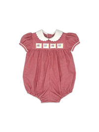 Ruth Ribbon Bubble - Ridgeland Red Minigingham