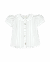 Vintage Blouse - White Batiste, Holly
