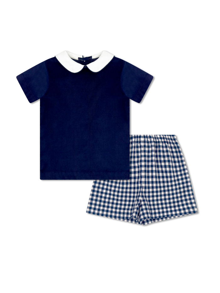 Sibley Short Set - Norris Navy, Blue Ridge Check (FW25)
