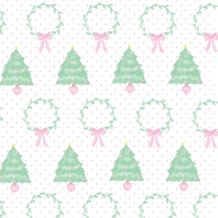 Bundled Up Blanket - Oh Christmas Tree, Pink