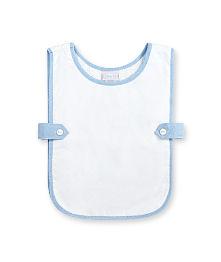 Celebration Bib - Baby Blue Minigingham