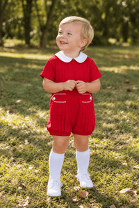 Andrew Bubble - High Point Red Corduroy - Classic Bubbles | Lullaby Set