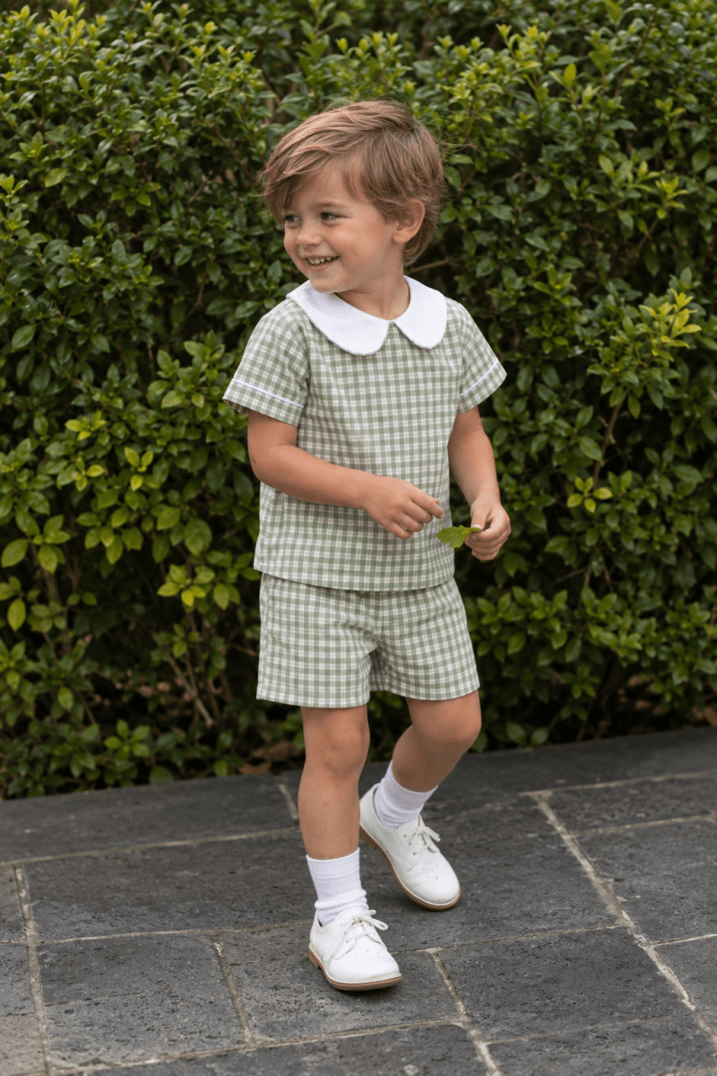 Sibley Short Set - Pinecrest Plaid - Classic Sets | Lullaby Set