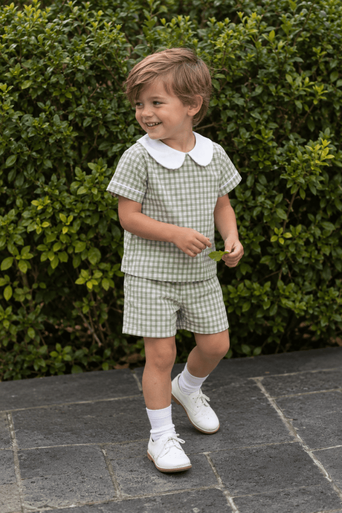 Sibley Short Set - Pinecrest Plaid - Classic Sets | Lullaby Set