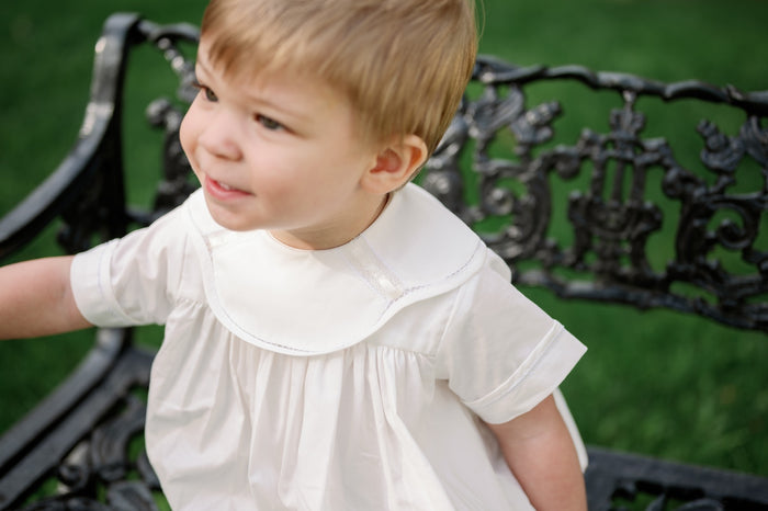 Owen Bubble - Blessings White, Ecru Satin