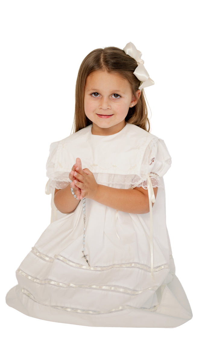 Elle A. Dress - Blessings White, Ecru