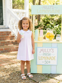 Caroline Dress - Simply Pink Seersucker, Blue Seersucker - Classic Dresses | Lullaby Set