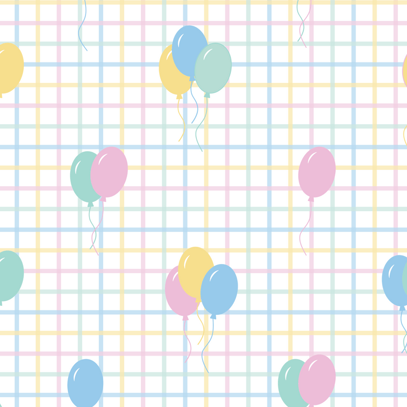 Charleston Bubble - Party Time Balloon Plaid