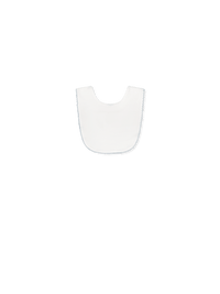 Heirloom Bib - Park White with Park Blue - Classic Core Baby | Lullaby Set