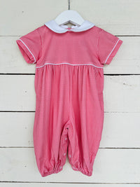 Rover Romper - Red Minigingham