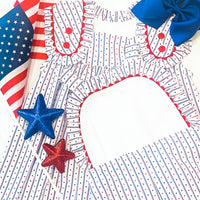 Frances Flap Dress - All American, Raleigh Red