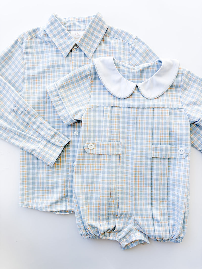 Brees Button Down - Sturbridge Plaid