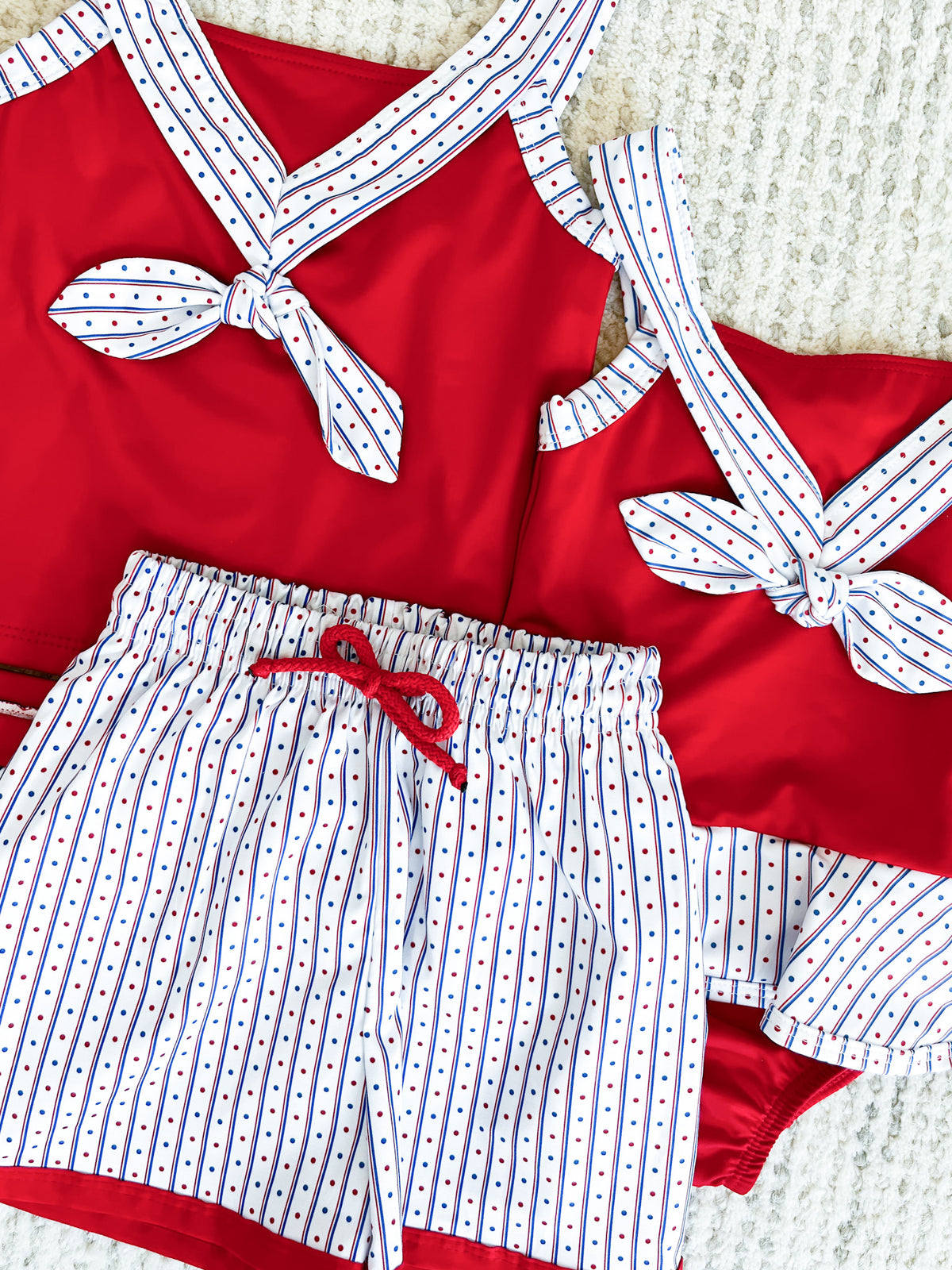 Nora Swimsuit - Relay Red, All American