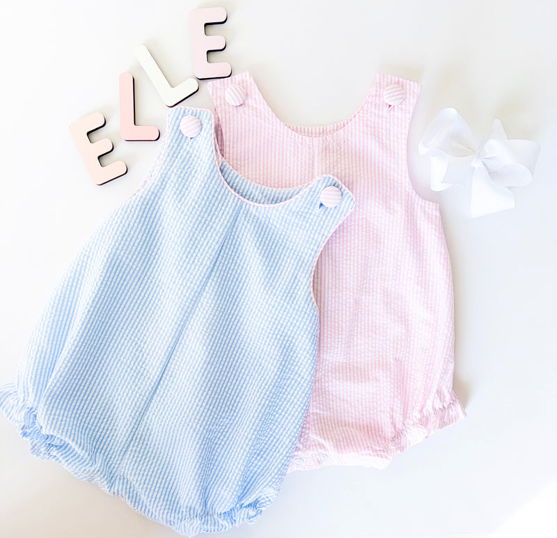 Honey Bubble - Simply Pink Seersucker