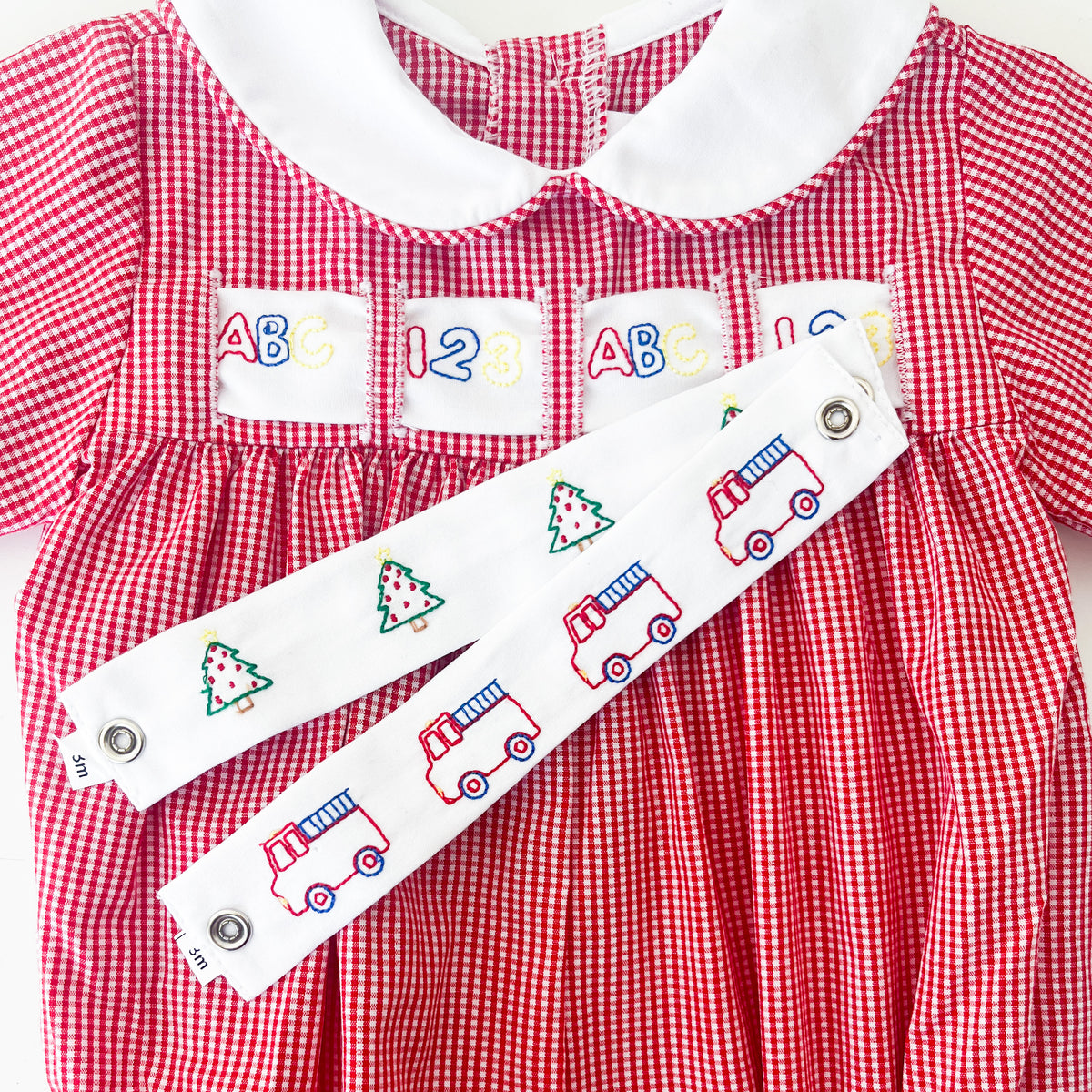 Noah Ribbon Bubble - Ridgeland Red Minigingham