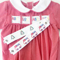 Noah Ribbon Bubble - Ridgeland Red Minigingham