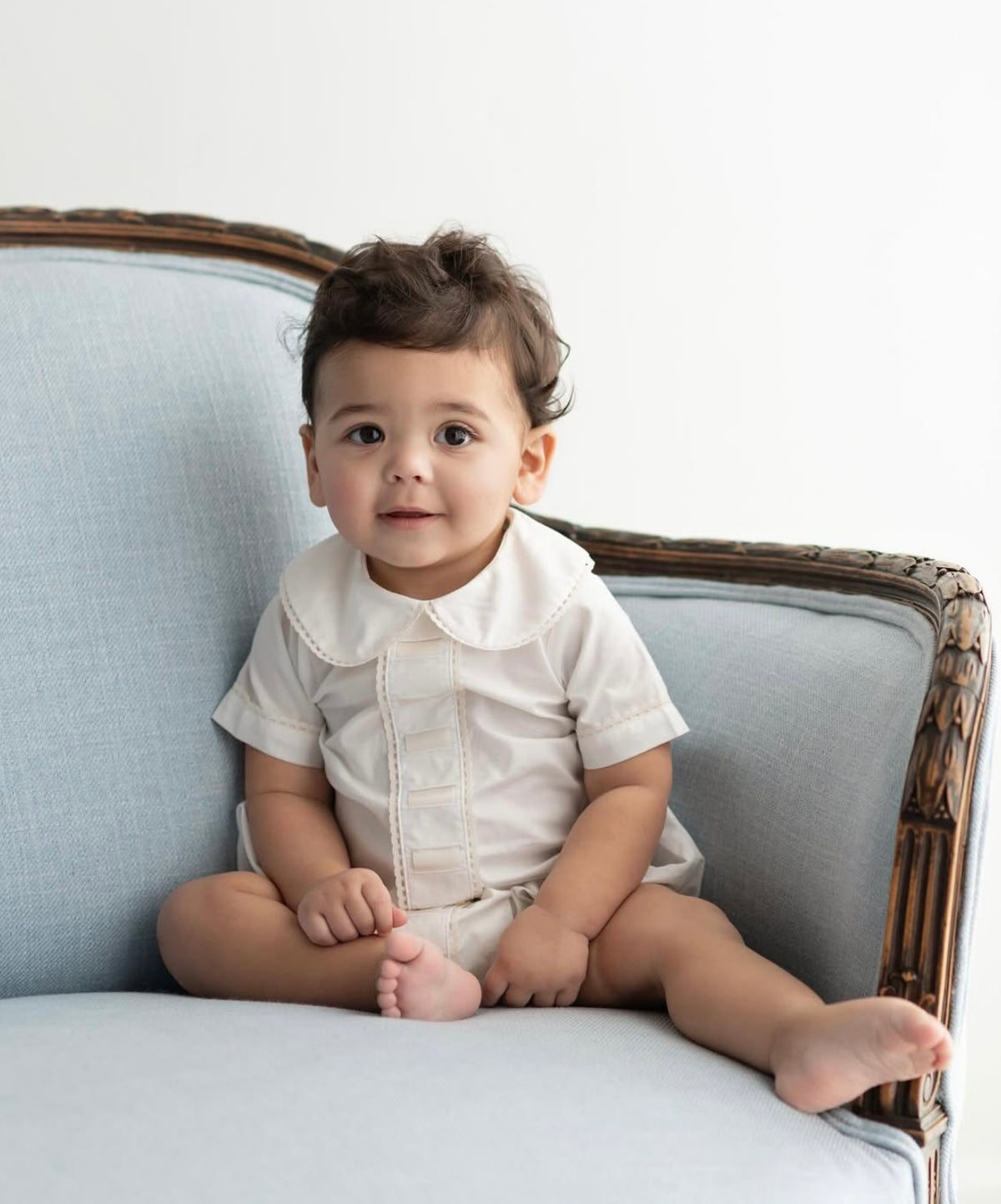 Nate Bubble - Blessings White with Ecru